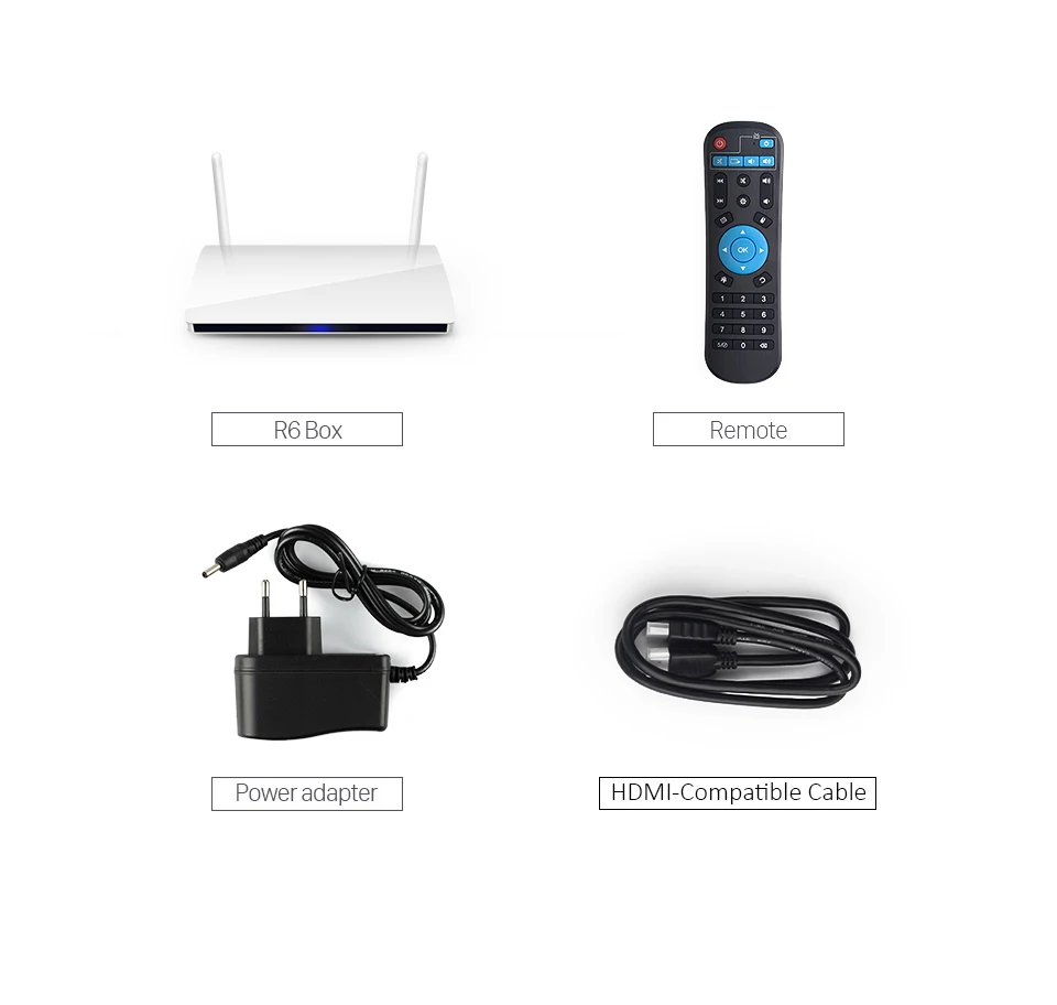 

Leadcool R6 Android 9.0 Smart TV Box Amlogic S905W Android TV Box 2.4Ghz WiFi 100M 4K Full HD H.265 Media Player Set top Box