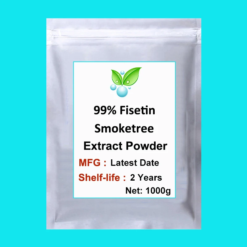 

99% Fisetin Smoketree Extract Powder,Fisetin,Fis,Cotinus Coggygria,Improve Memory,Delay Aging,Focus and Attention