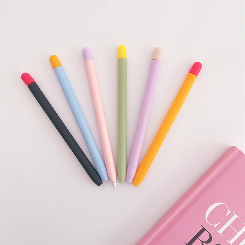 Мягкий чехол карамельных цветов для Apple iPad Pencil 2 Gen силиконовый наконечник крышки