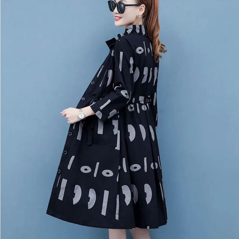 #5648 черный красный коричневый длинное пальто для женщин тонкий с высоким плотно