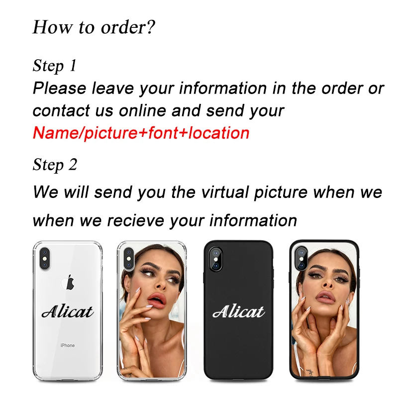 

Custom DIY Phone Case for IPhone 11 Pro 8 7 6s Plus SE X XS MAX XR Name Picture Logo Silicone TPU Cases Back Covers Shell Fundas
