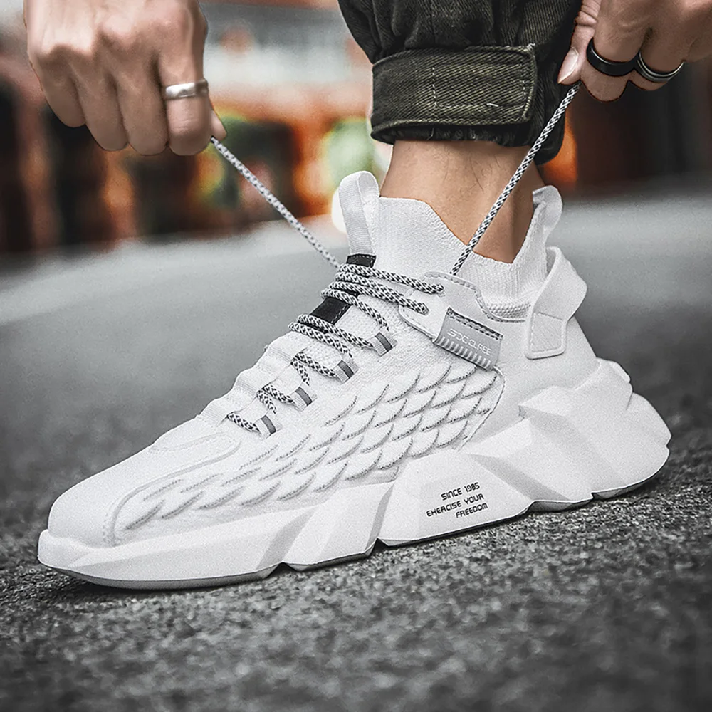 Легкие дышащие мужские повседневные туфли Новое поступление 2020 модные кроссовки