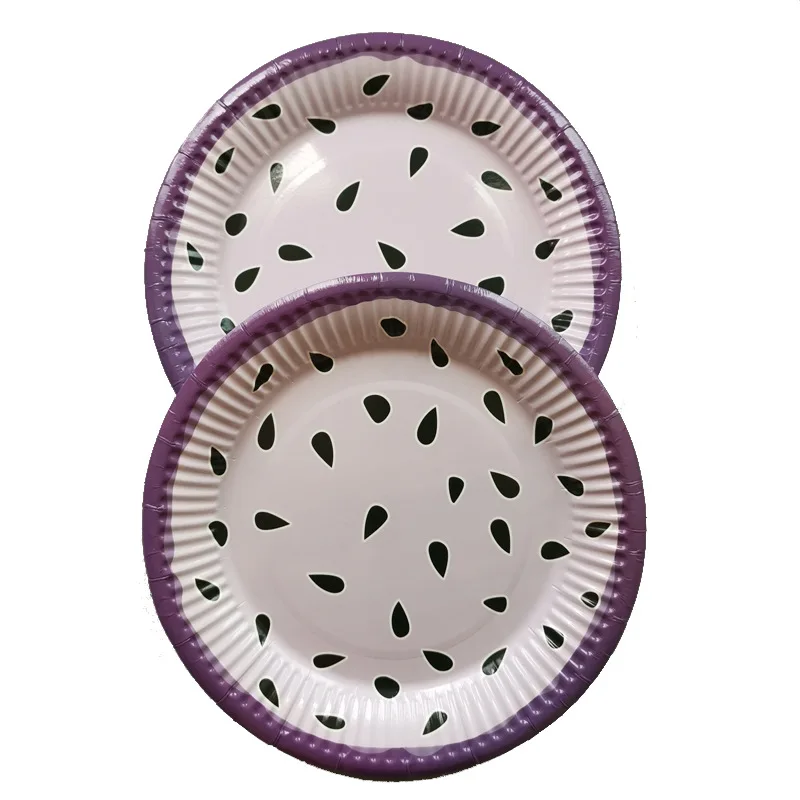 10 шт. одноразовые бумажные тарелки для украшения свадьбы дня