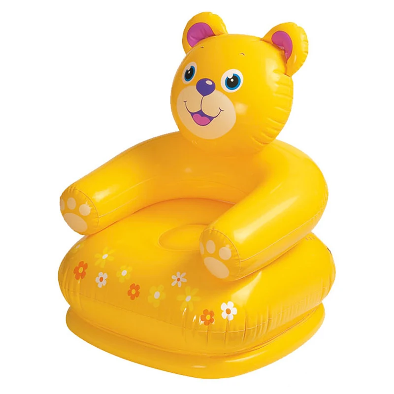 

Environmentally friendly inflatable sofa children's chair simple and easy to wash baby portable safe backrest chair stool childr