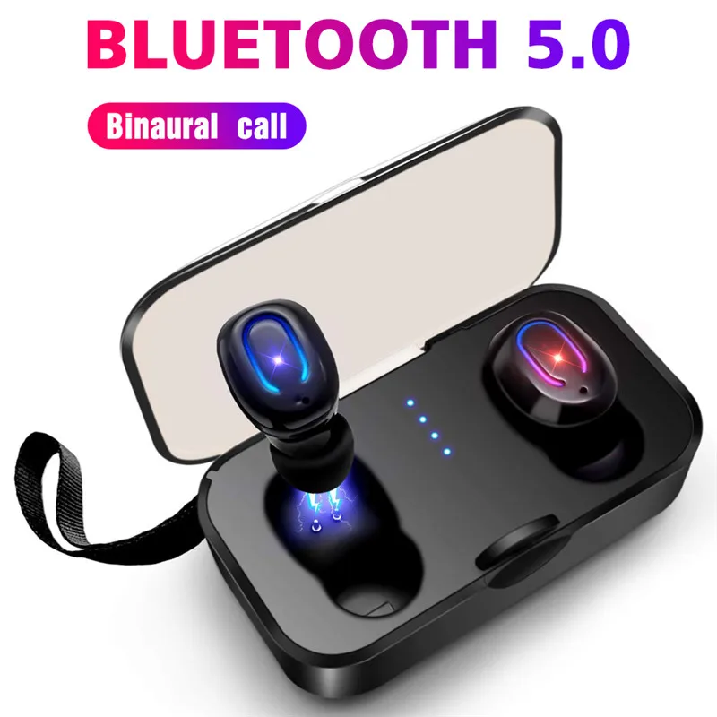 T18S невидимые беспроводные наушники Bluetooth 5 0 TWS мини гарнитура стереонаушники Android