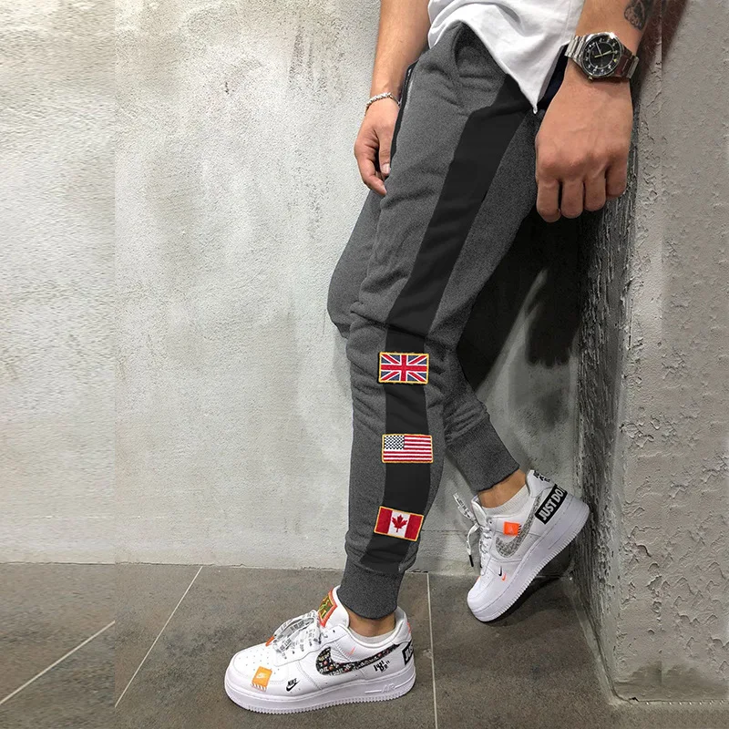 Новые стильные Слаксы для молодых модных мужчин новые мужские модные