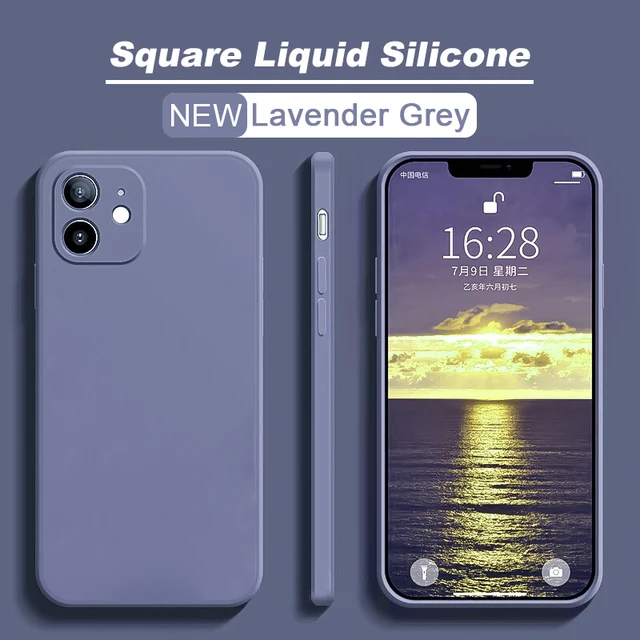 

Phone Case For Samsung Galaxy S21 A52 A10S A32 A42 A51 A71 A72 A20S A12 Ultra FE Plus 5G 4G Right Angle Liquid Silica gel Cover
