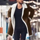 Мужское приталенное пальто из смешанной шерсти, ветрозащитная Длинная зимняя верхняя одежда в деловом стиле, горячая Распродажа, высокое качество g2