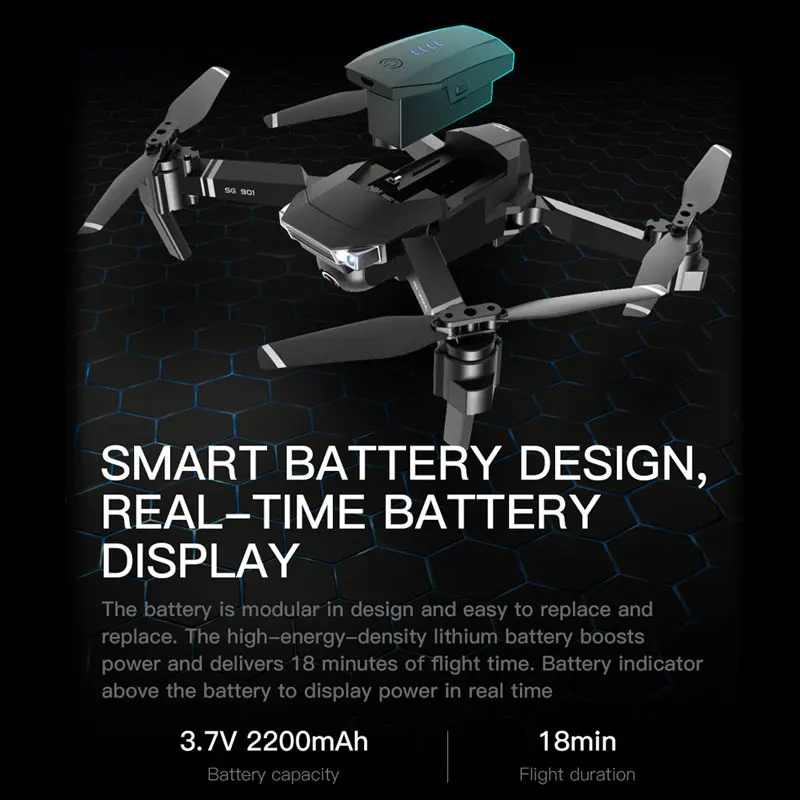 Распродажа со склада ZWN SG907 GPS Дрон с Wi-Fi FPV 4K HD двойной камерой оптический поток RC