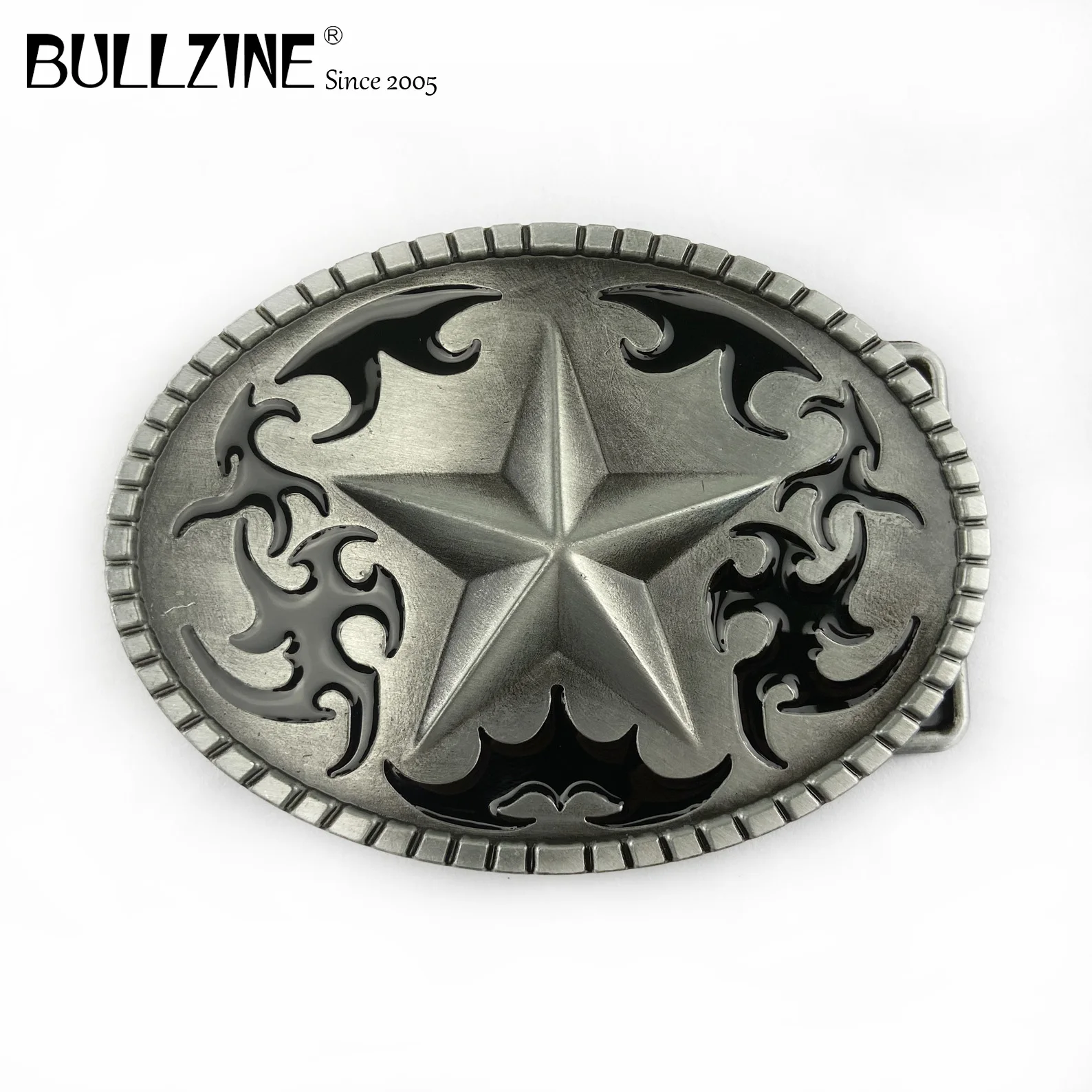 В Bullzine звезды пряжки ремня с оловянной отделкой FP 03379 подходит для детей на