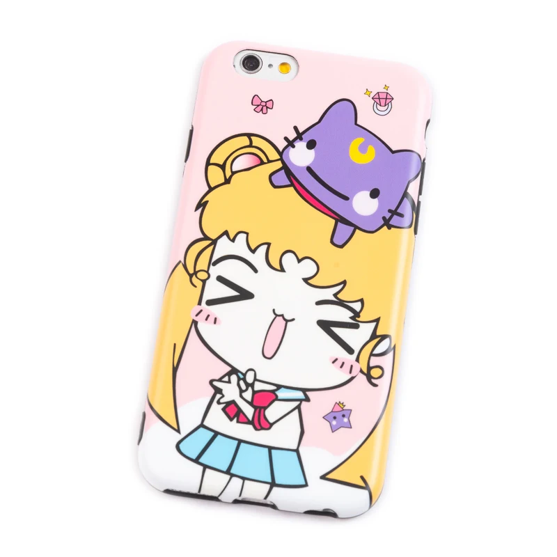 Luxury Brand Soft Silicone Case for Apple iPhone X XS 6 6S 7 Plus 8 10 Max Cover Cute Girl Housing Phone Cases Matte Coque |