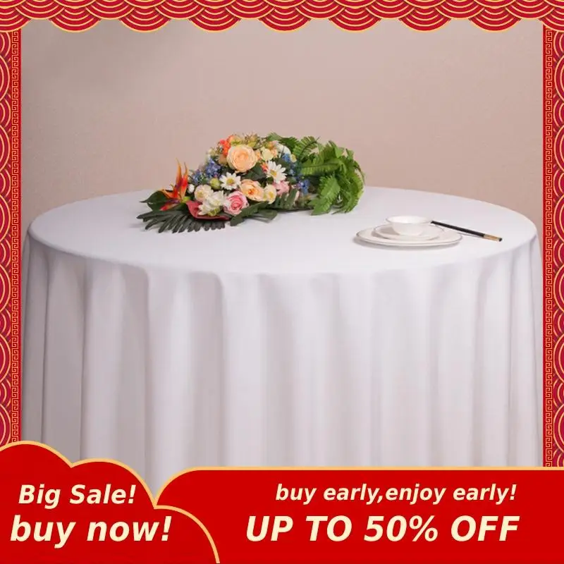 MIHE однотонная скатерть из полиэфирной ткани на свадьбу день рождения вечеринку