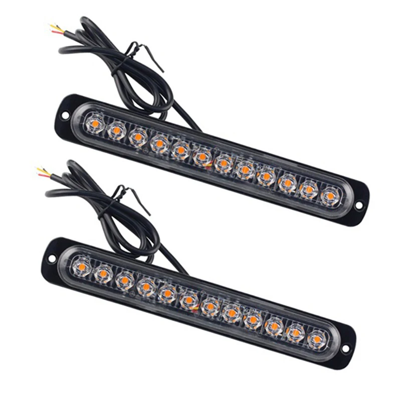 12Led Light Flash Emergency Car Auto Truck Police Warning Lamp Flashing 4Pcs | Автомобили и мотоциклы