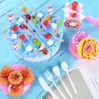 Игрушка-Пазл Вырезать торт, игрушки фрукты для девочек, детский игровой домик, игрушка для кухни, большой набор, развивающие игрушки, имитация Кухонных Отходов