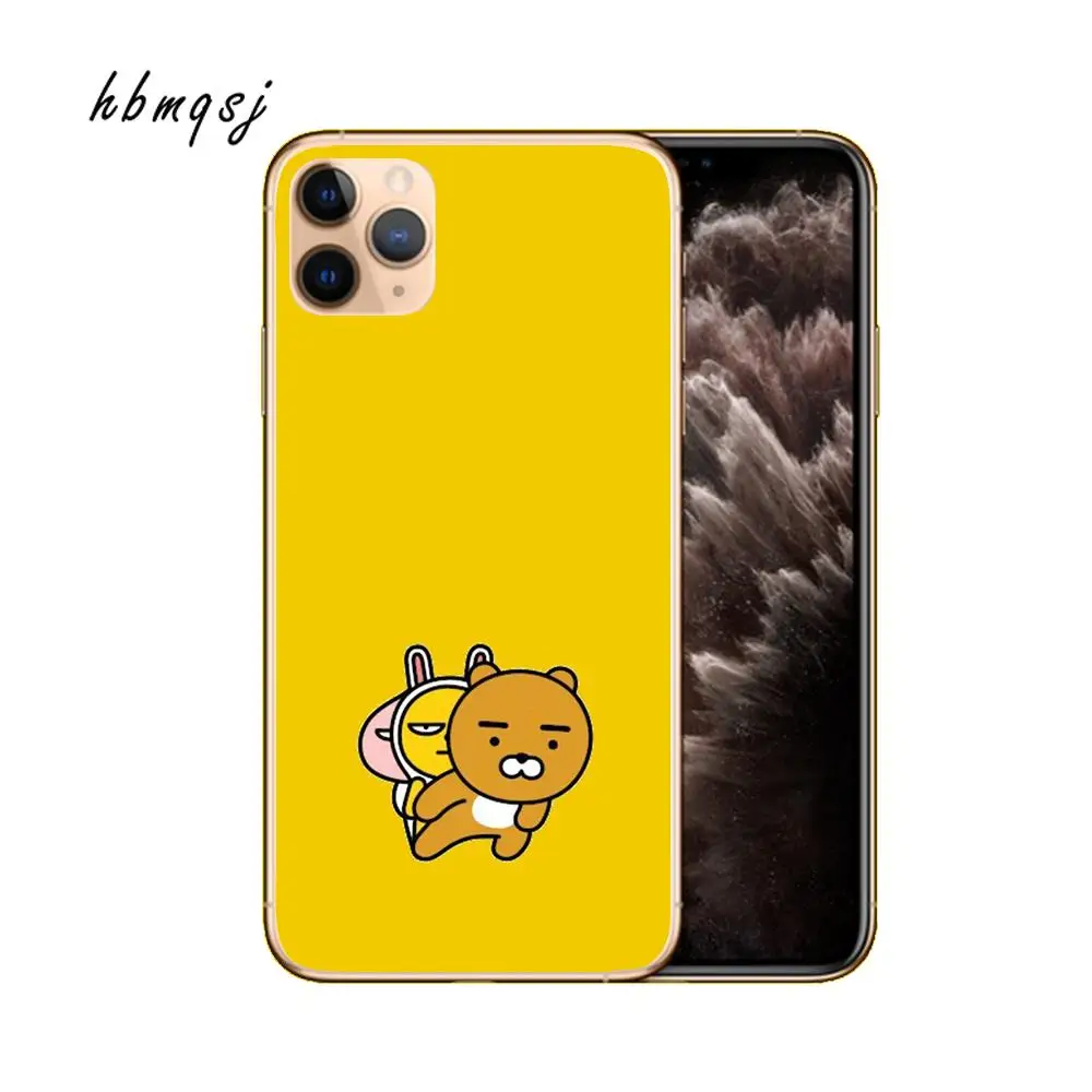 Супер милый чехол для iphone 11 pro max силиконовый мягкий ТПУ прозрачный с рисунком