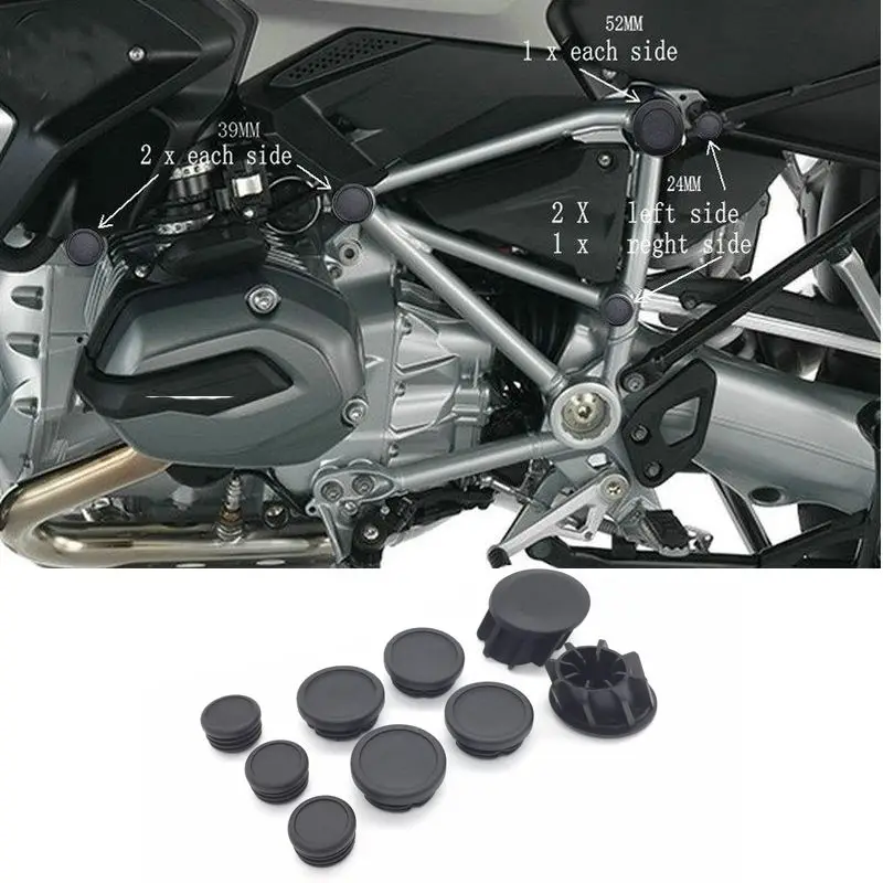

Подходит для BMW Мотоцикл r1250gs adv R1200GS воды рамка птица декоративное покрытие резьбовое отверстие установки крышка