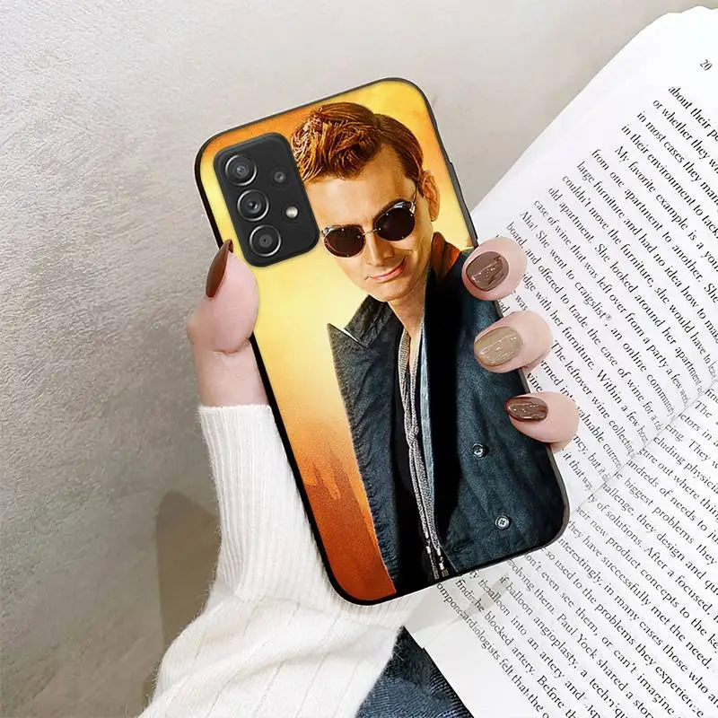hot tv good o omens phone case for samsung galaxy a02 a12 a21 a22 a32 a41 a42 a51 a71 a72 shell free global shipping