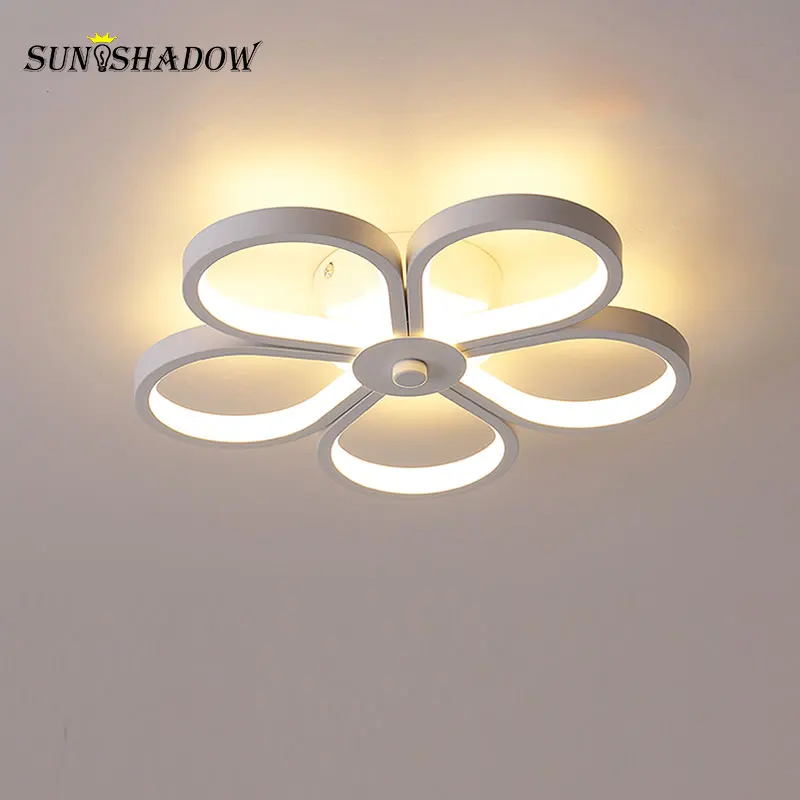 

Белый современный светодиодный потолочный светильник для дома, гостиной, спальни, потолочный светильник, домашний деко, светильник для кор...