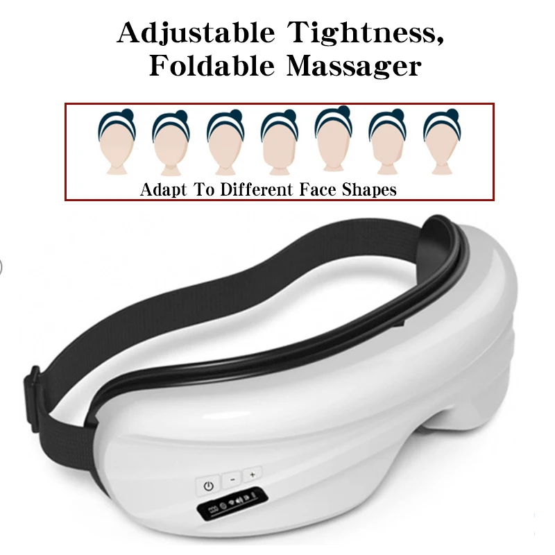 Умный массажер для глаз против морщин компрессионные очки с подогревом удаление