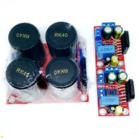 2pcs lm3886 hifi stereo 68w68w amplifier board w10000uf4 8a rectifier power board