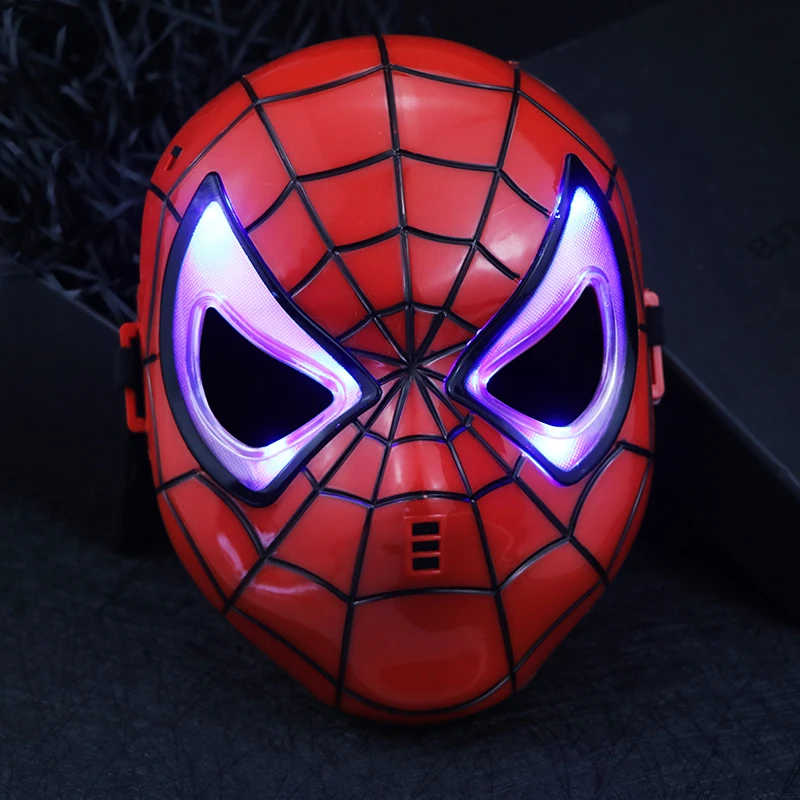 

Avengers Marvel 3 Spider Man Hulk Black Panther Iron Man Captain America Kids Mask for Halloween Gift Action Figure Model Toys