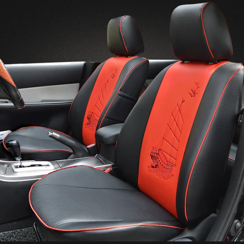 AutoDecorun чехлы для сидений автомобилей из искусственной кожи на заказ VW Volkswagen Scirocco