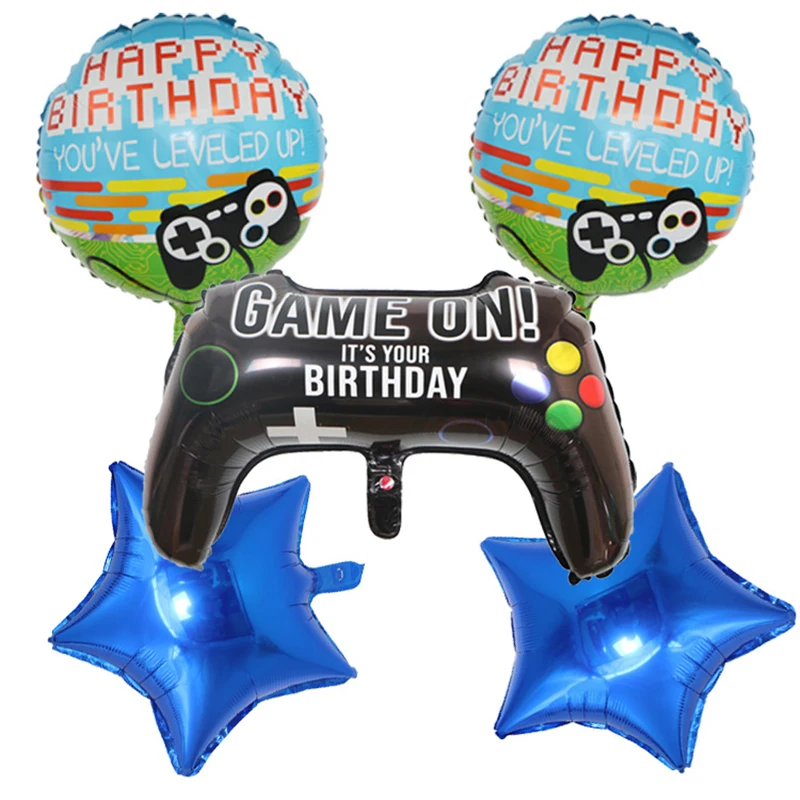 Игровой контроллер для геймпада 5 шт. воздушный шар из фольги украшения вечеринки