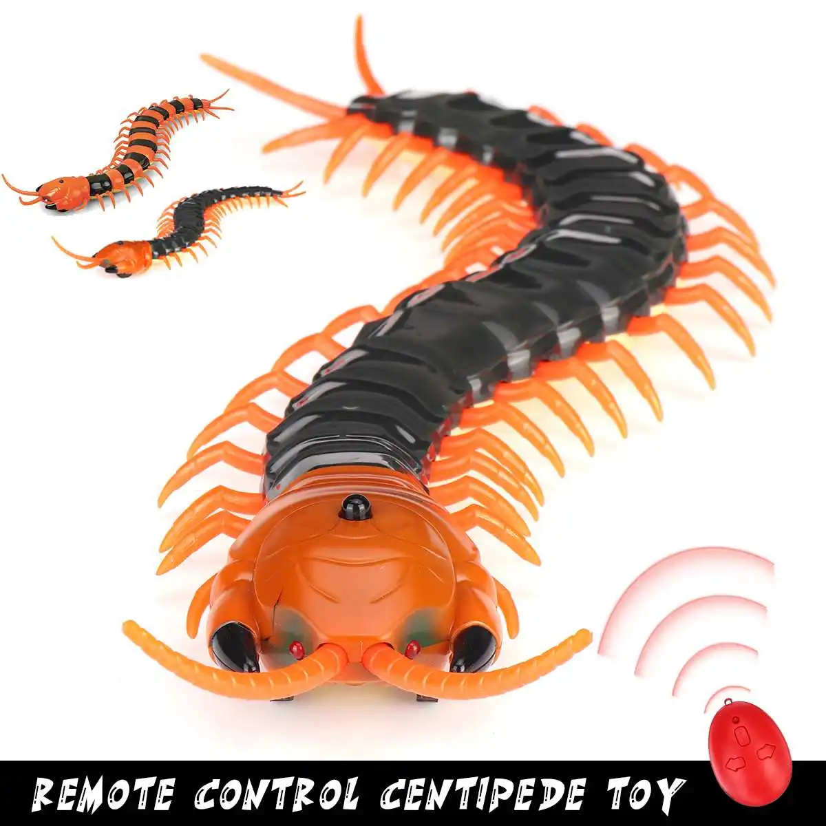 

Simulation RC Centipede Scolopendra Infrared Remote Control Vehicle Car Animal Insect Large Size Electric Toy Kids Gifts