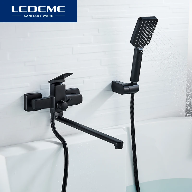 

Смесители для душа LEDEME L2278 L2278B L2278U, душевой набор с насадкой, одна ручка, двойное управление