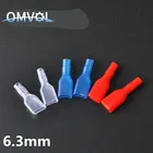 100 шт. чехол для 6,3 мм обжимной клеммный коннектор 6,3 Клеммная крышка