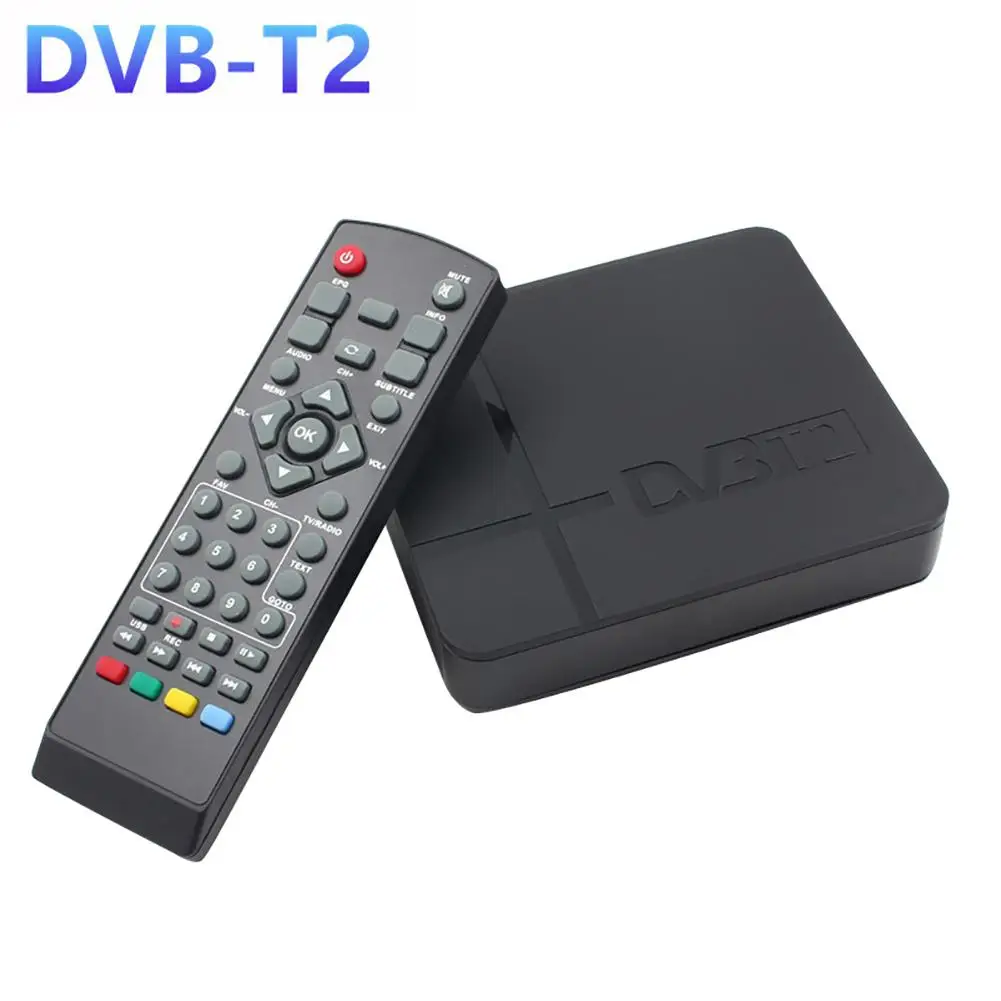 Mini HD DVB-T2 K2 WiFi Terrestrial Receiver Digital TV Box with Remote Control DVBT2 TVBox