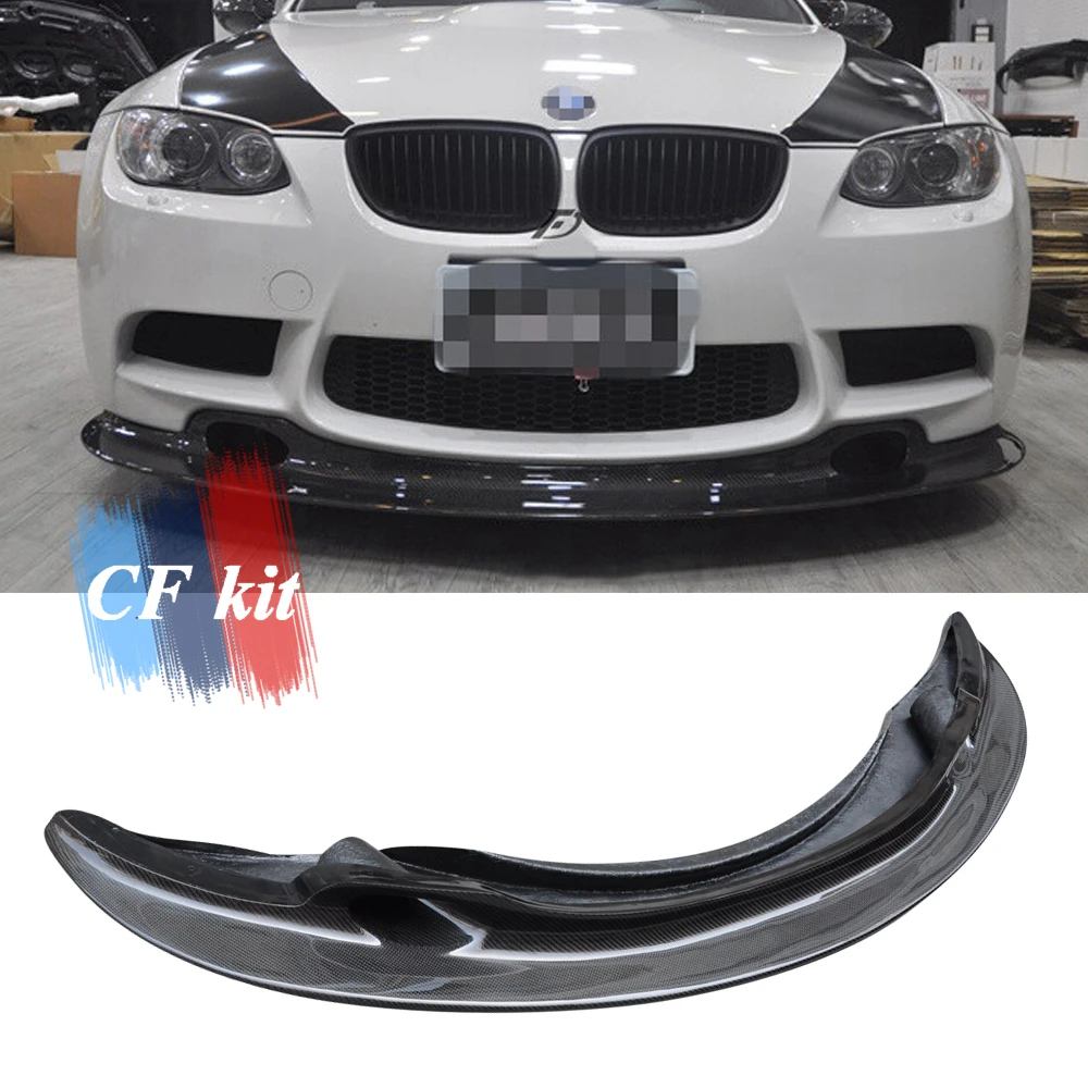 Передний спойлер из углеродного волокна CF Kit дополнительная губа для BMW E90 E92 E93 M3