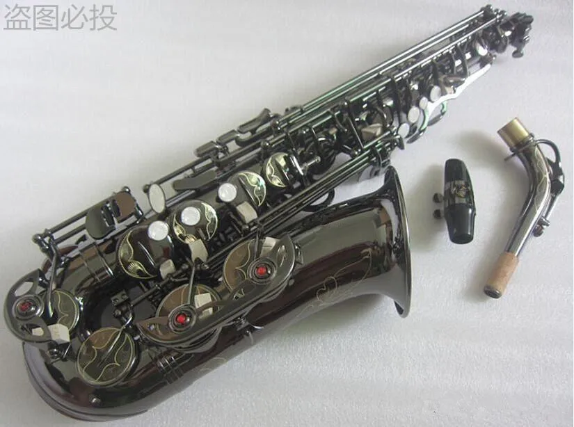 Новый качественный саксофон плоский альт-саксофон черные никелевые золотые
