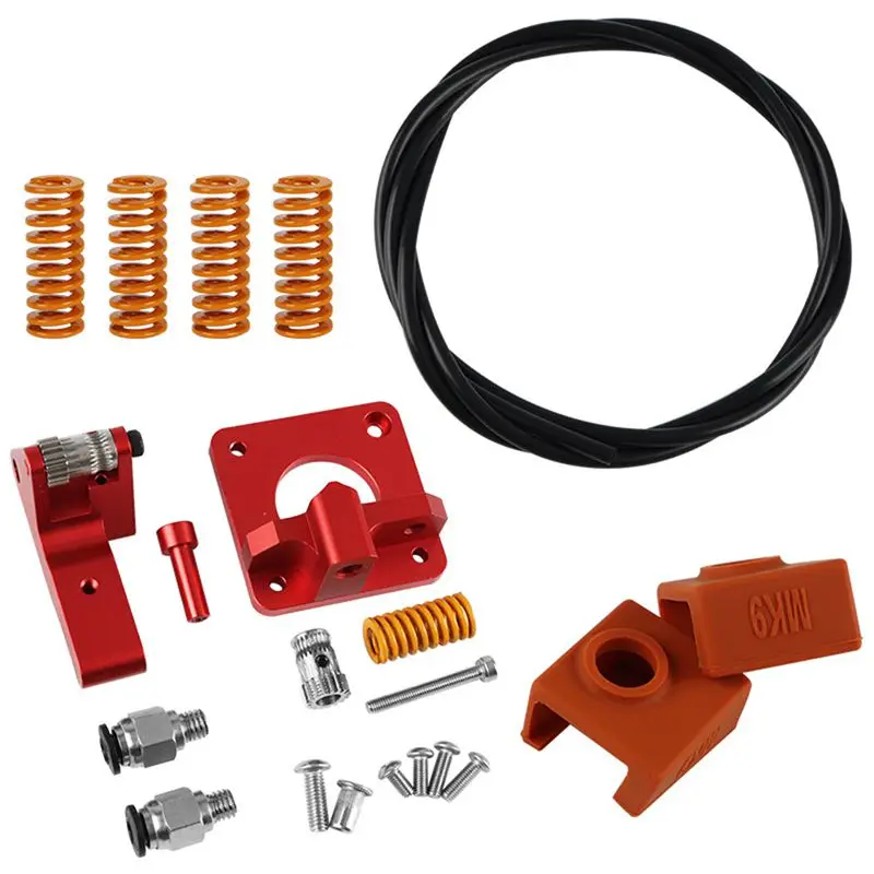 Нагревательный блок силиконовый чехол Mk7/Mk8/Mk9 Hotend для Ender 3 &amp Creality Cr-10S Pro Ender-3 Ptfe