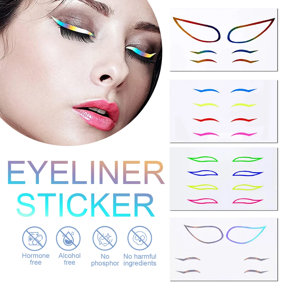 

Waterproof Eyelid Line Stick Reusable Glitter Eyeliner Sticker Double Eyelid Sticke Eye Makeup Self-adhesive Cosmetic dropship