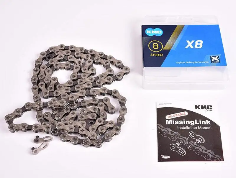 KMC X8 X9 X10 X11 X12 Z9 Z8.3 инструмент для демонтажа цепи велосипеда(116L 11 10 9 8 цепь для скоростного велосипеда с волшебной кнопки для горных велосипедов, Запчасти