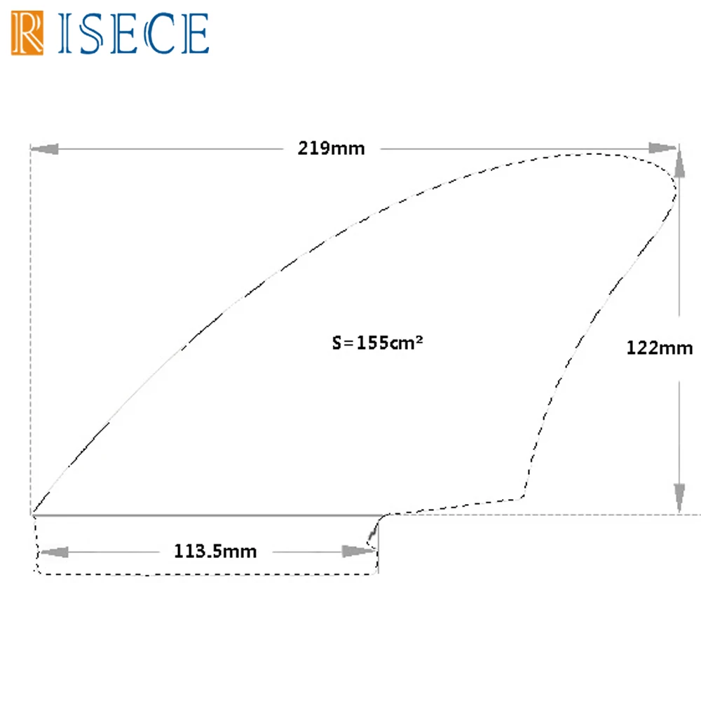 Плавник FCS/FCS2/FUTURE из стекловолокна для серфинга плавник твердого