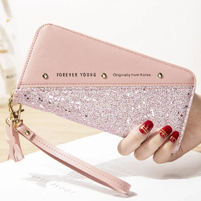 Кошелек для монет карманные кошельки дамские сумочки длинный женский клатч