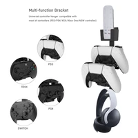 wall bracket compatible for ps5 ps4 xsx xbox one nsw controller headset hanger remote control shelf hook game accessories