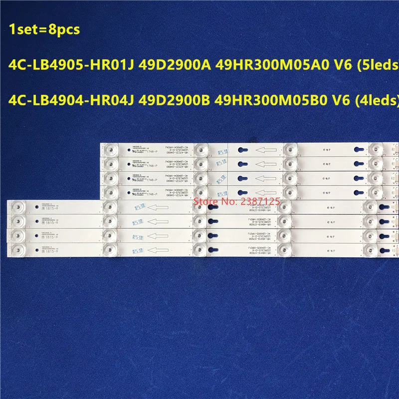 

TCL 49 "TV L49P1A-F ShineOn 2D02900 2D02899 LVF490CSOT D49A620U LB4905-YH06 TOT_49_D2900_4X4 + 4X5_3030