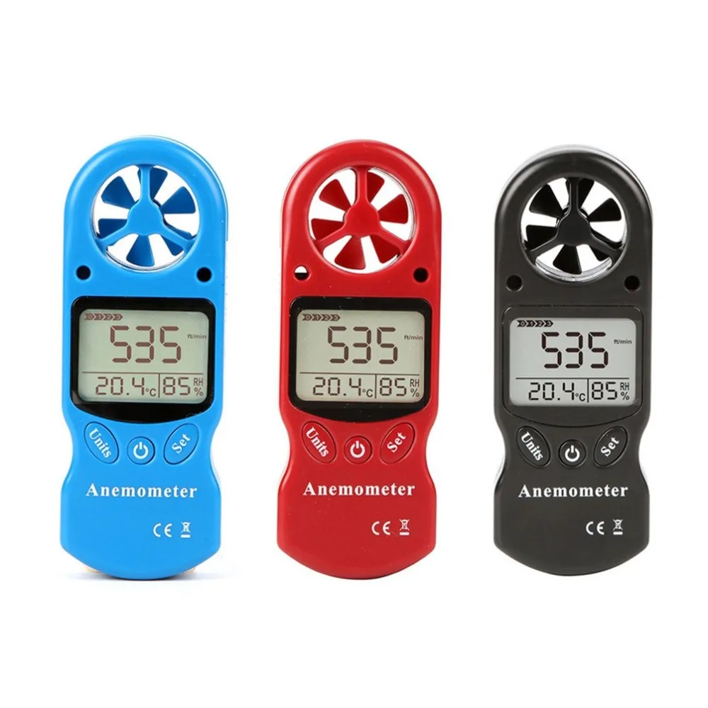

Mini Multipurpose Anemometer Digital Anemometer LCD TL-300 Wind Speed Temperature Humidity Meter with Hygrometer Thermometer