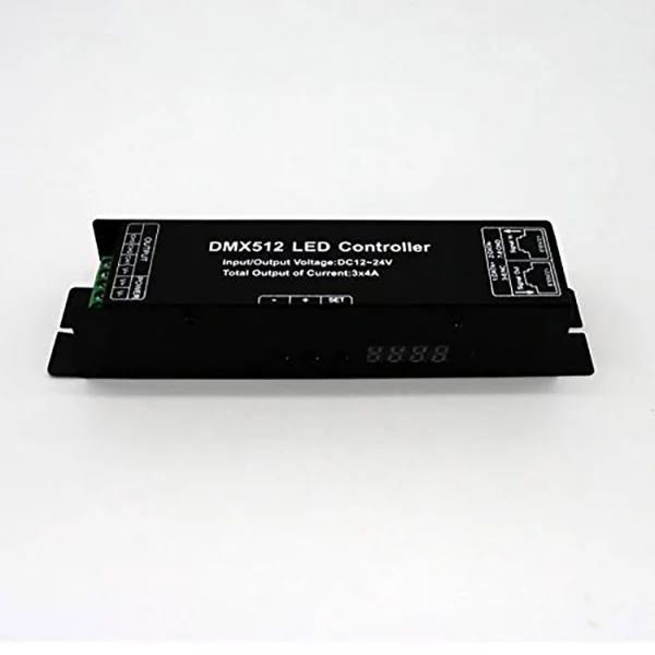 AM05-Dmx светодиодный контроллер с дисплеем цифровая трубка Dmx512 декодер драйвер