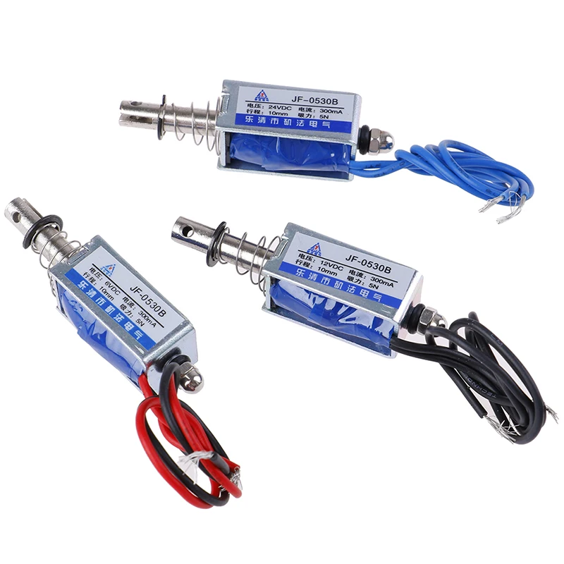 

Micro Mini Solenoid Valve Electromagnet Open Frame DC Push-Pull Type Magnet 6V 12V 24V DC For Electric Air Valve Water Gas Valve