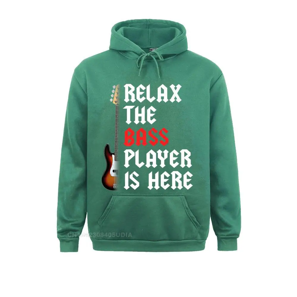 Расслабьте бас-плеер здесь Премиум Толстовка свитшоты дешевые с длинным рукавом