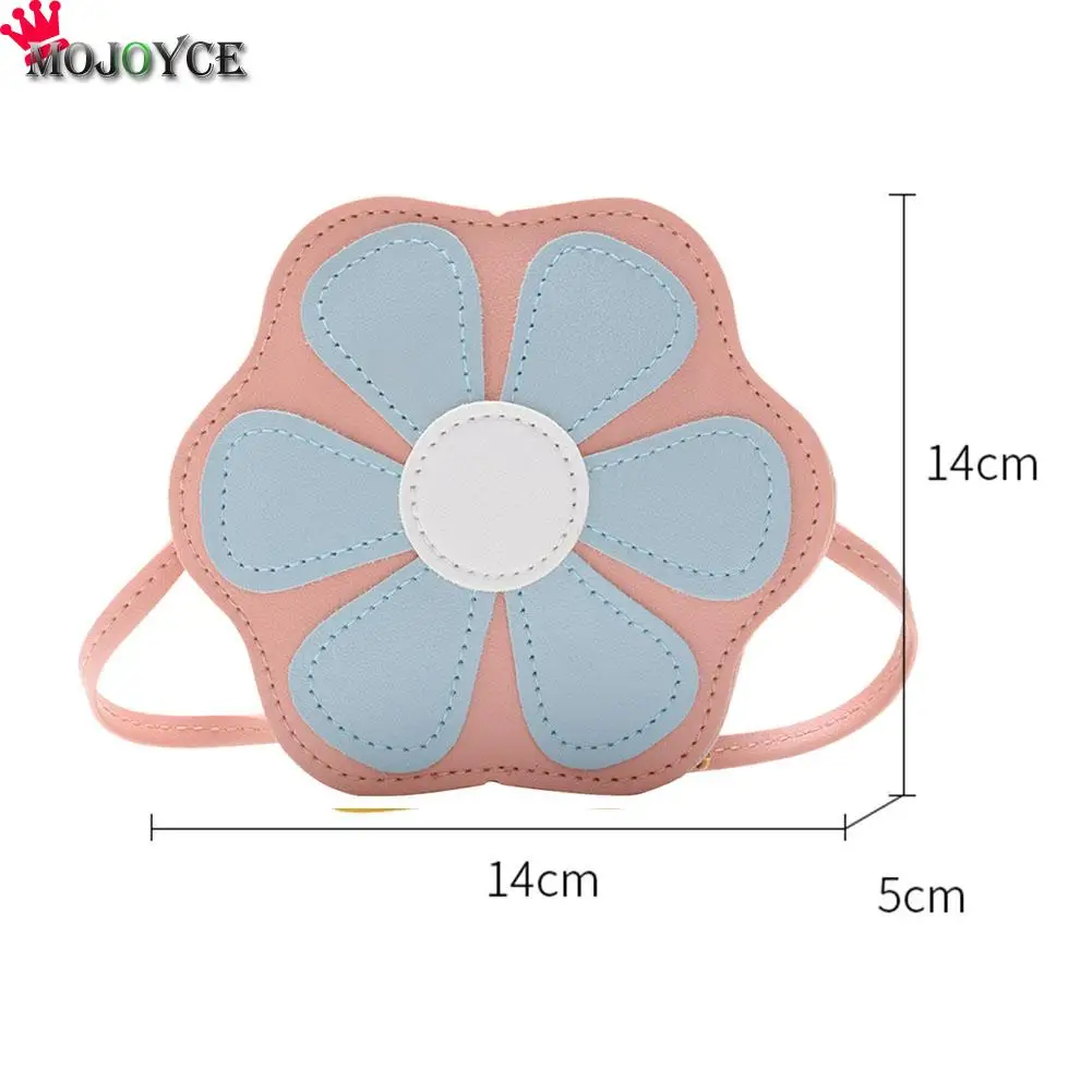 

PU Leather Kids Girl Shoulder Bag Cute Flower Crossbody Money Bags for Children Fashion Exquisite Shopping Bag