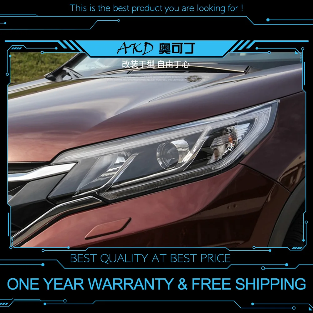 

Стайлинг автомобиля фары для Honda CRV CR-V светодиодные фары 2012-2015 головная лампа DRL фотоаксессуары для автомобиля