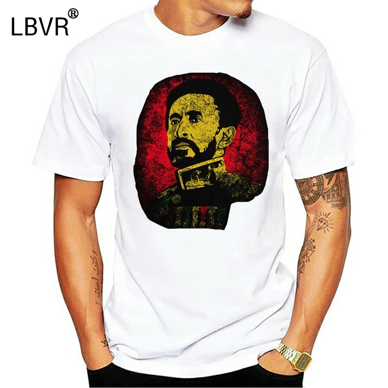HAILE SELASSIE портрет I Женская Футболка Лев Джуды Эфиопия растафари ирие|Мужские