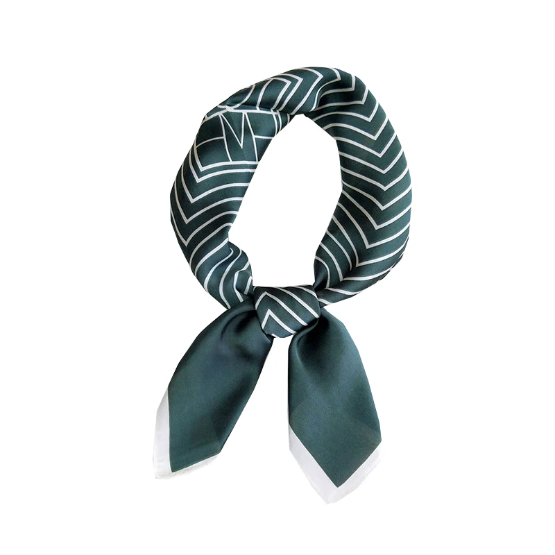 Летний квадратный шарф с геометрическим принтом женский платок Женский