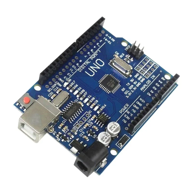 Улучшенная версия для Arduino UNO R3 CH340G MEGA328P чип 16 МГц ATMEGA328P AU дев слот карт