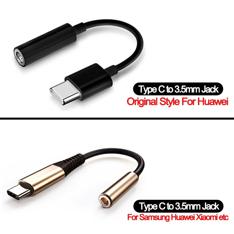 Адаптер для наушников с USB C на 3 5 мм xiaomi samsung Тип разъем аудиокабель Aux Huawei P20 P30 Pro Mate